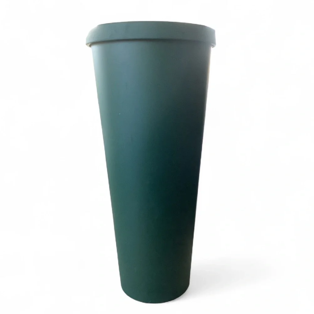 Starbucks Cold Cup Tumbler Venti 24 oz Soft Touch Matte Army Hunter Green RARE
